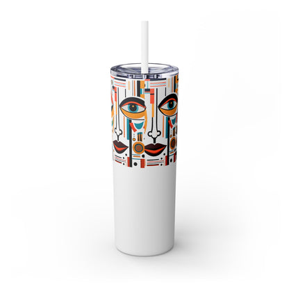 Abstract Expression Limited Edition 20 oz Geometric Art Tumbler: 