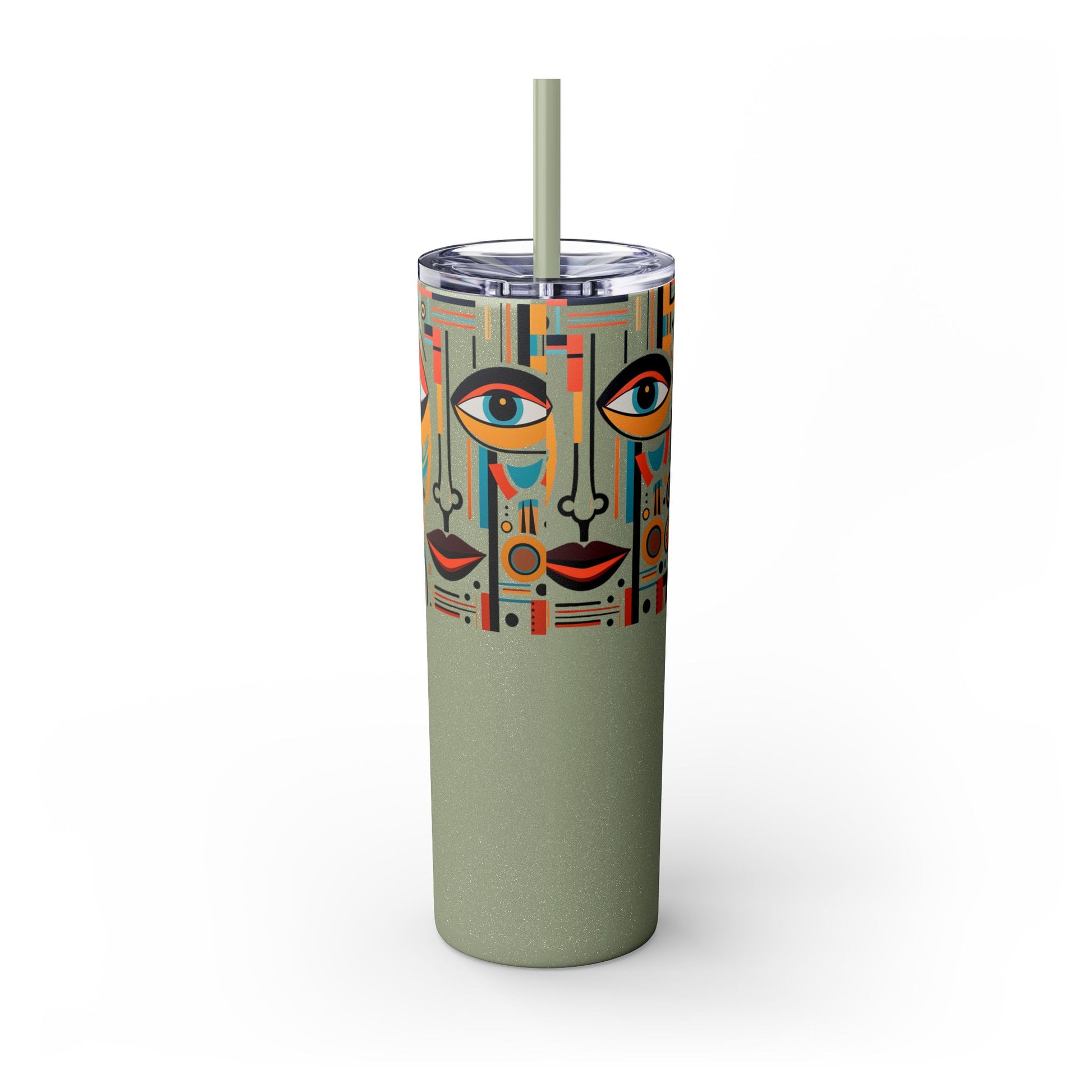 Abstract Expression Limited Edition 20 oz Geometric Art Tumbler: 