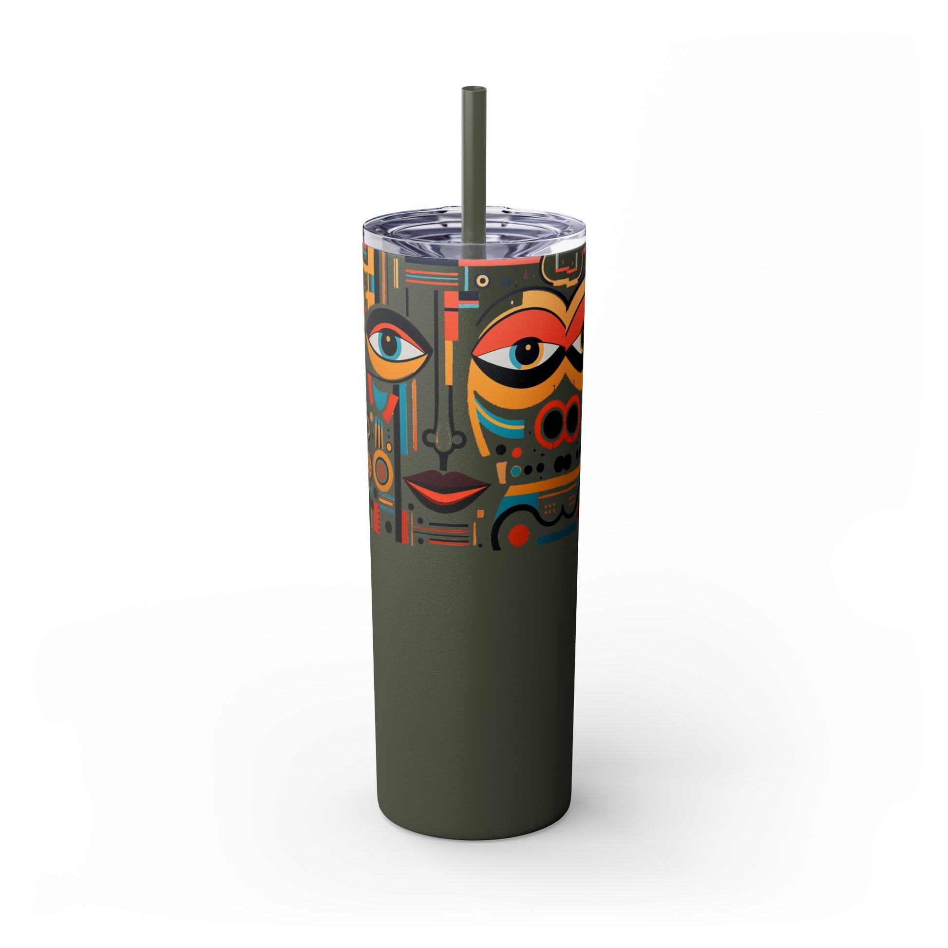 Abstract Expression Limited Edition 20 oz Geometric Art Tumbler: 