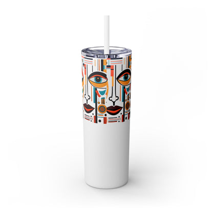 Abstract Expression Limited Edition 20 oz Geometric Art Tumbler: 