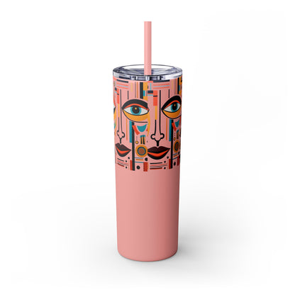 Abstract Expression Limited Edition 20 oz Geometric Art Tumbler: 