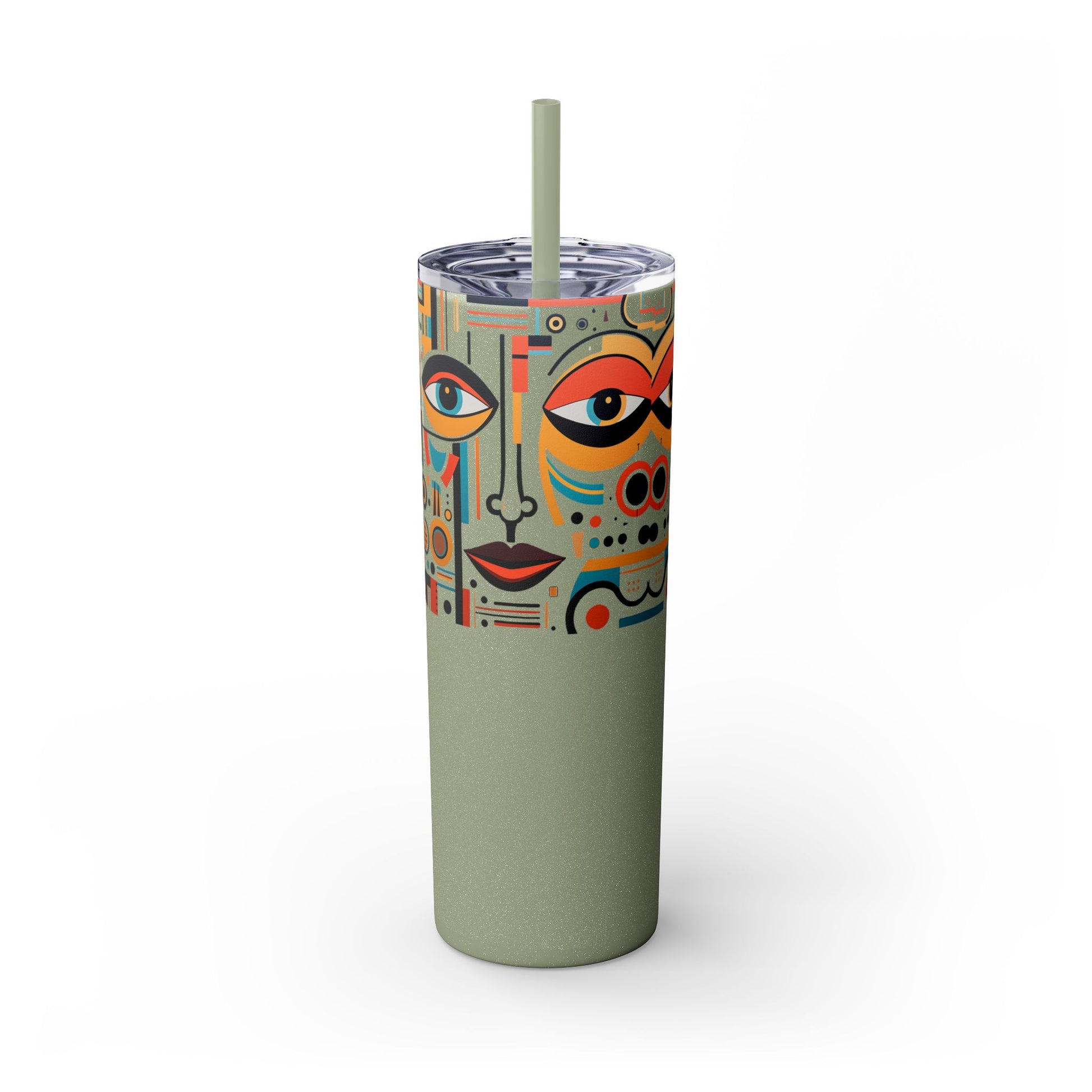 Abstract Expression Limited Edition 20 oz Geometric Art Tumbler: 