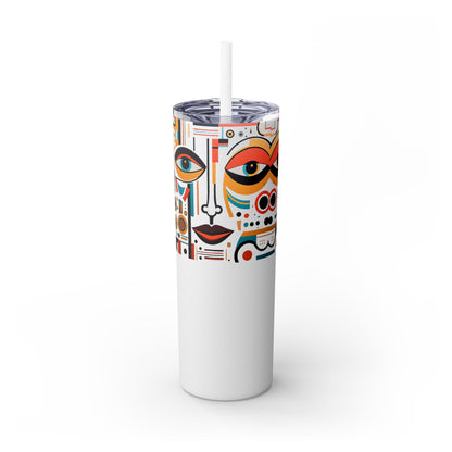 Abstract Expression Limited Edition 20 oz Geometric Art Tumbler: 