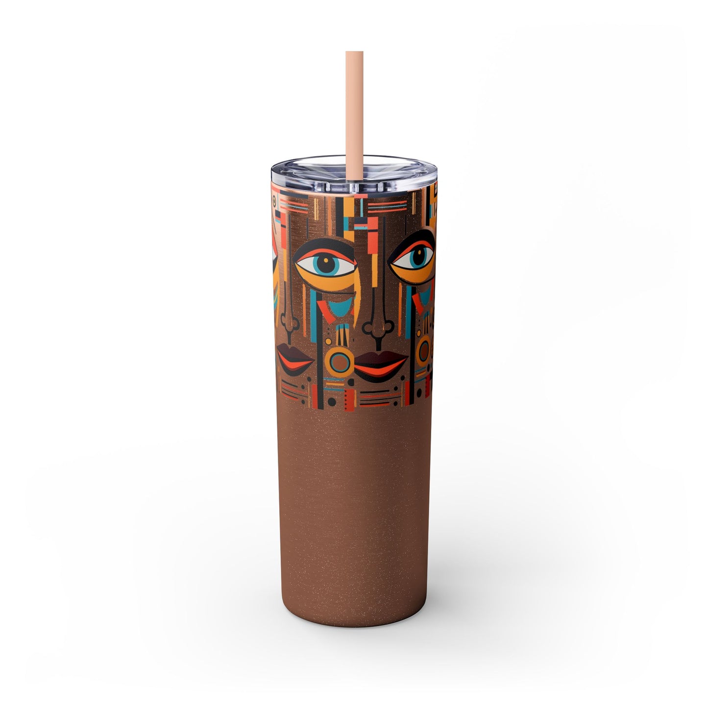 Abstract Expression Limited Edition 20 oz Geometric Art Tumbler: 