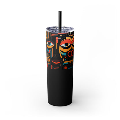 Abstract Expression Limited Edition 20 oz Geometric Art Tumbler: 