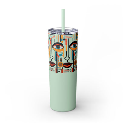 Abstract Expression Limited Edition 20 oz Geometric Art Tumbler: 