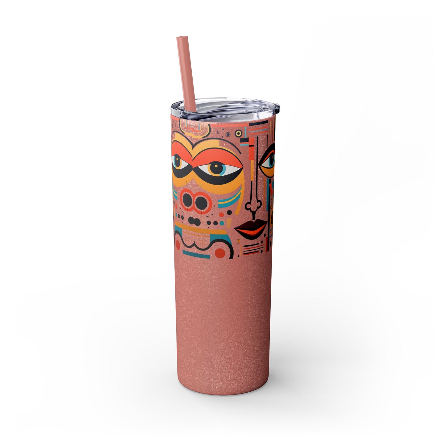 Abstract Expression Limited Edition 20 oz Geometric Art Tumbler: 