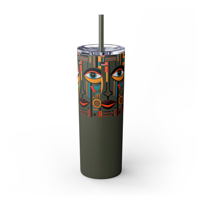 Abstract Expression Limited Edition 20 oz Geometric Art Tumbler: 