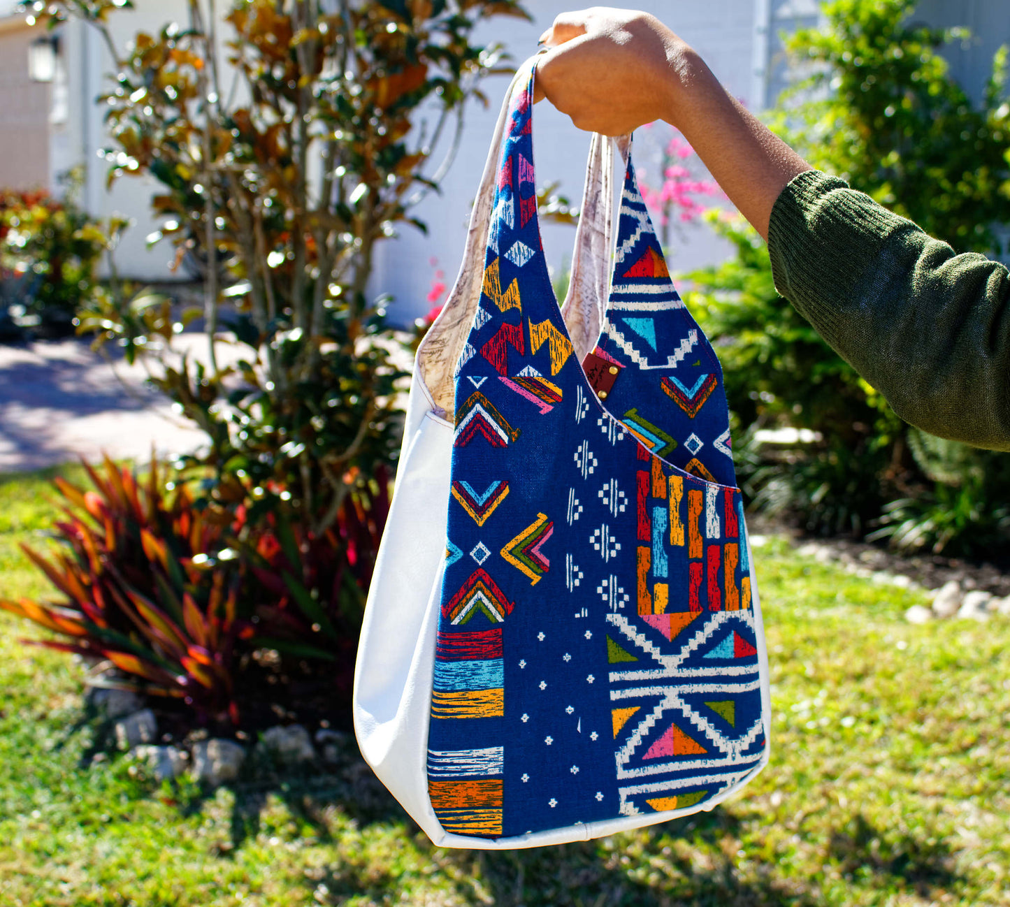 Bold Geometric Navy 