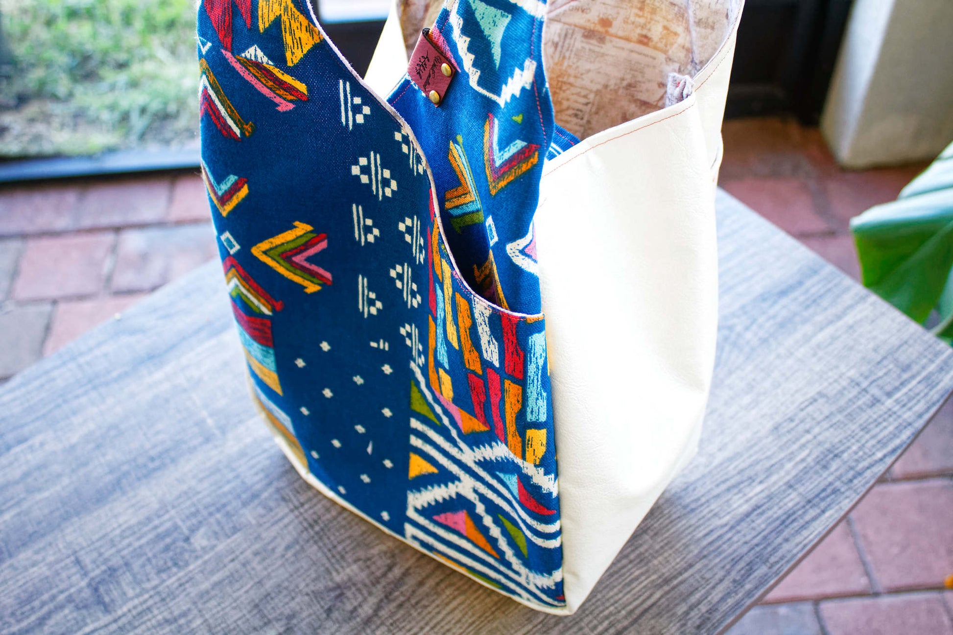 Bold Geometric Navy 