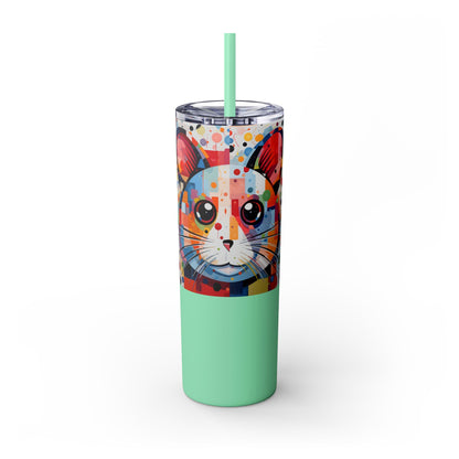 Hamster's Playful Energy Limited Edition 20 oz Geometric Art Tumbler 