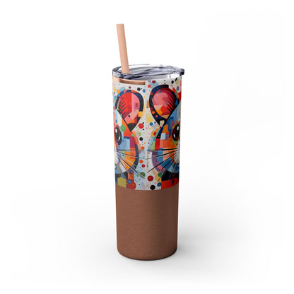 Hamster's Playful Energy Limited Edition 20 oz Geometric Art Tumbler 