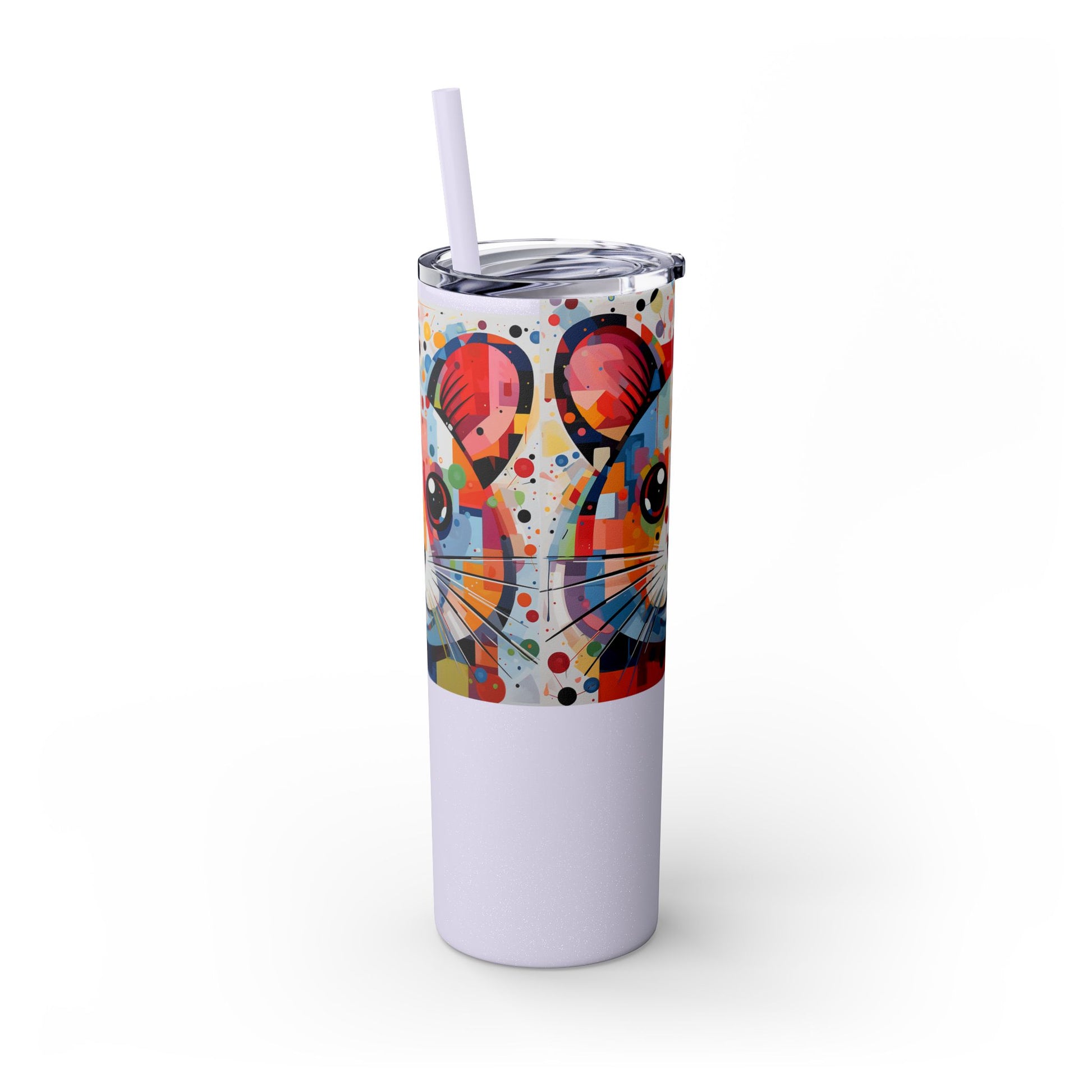 Hamster's Playful Energy Limited Edition 20 oz Geometric Art Tumbler 