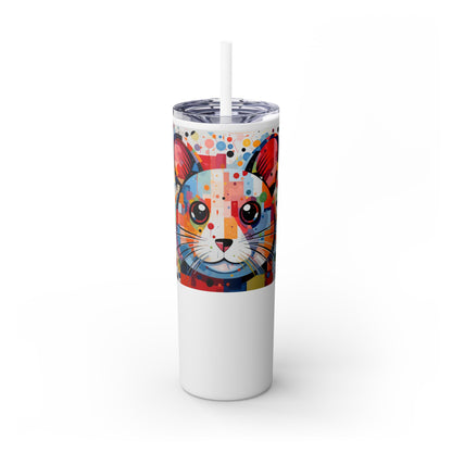 Hamster's Playful Energy Limited Edition 20 oz Geometric Art Tumbler 