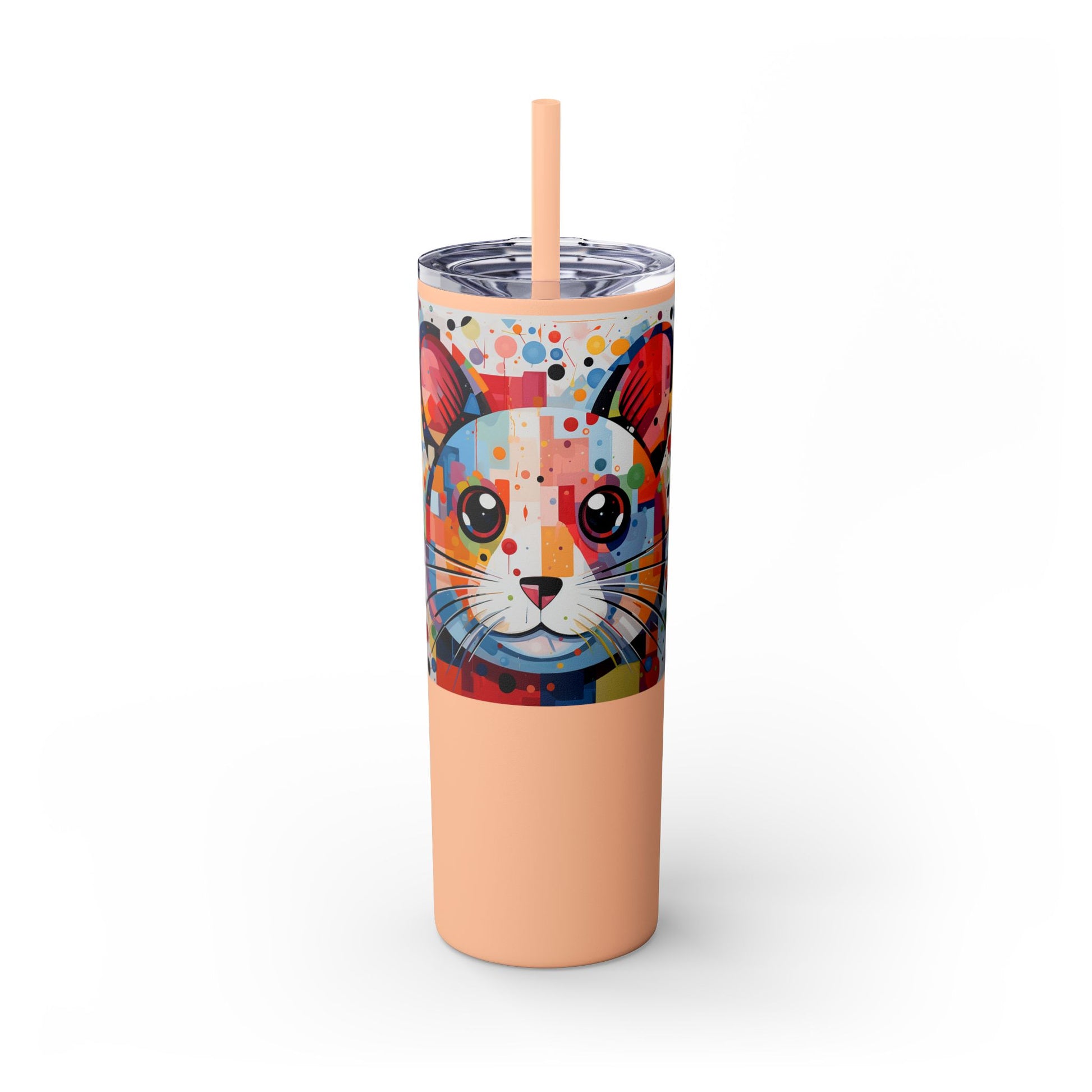 Hamster's Playful Energy Limited Edition 20 oz Geometric Art Tumbler 