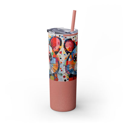 Hamster's Playful Energy Limited Edition 20 oz Geometric Art Tumbler 