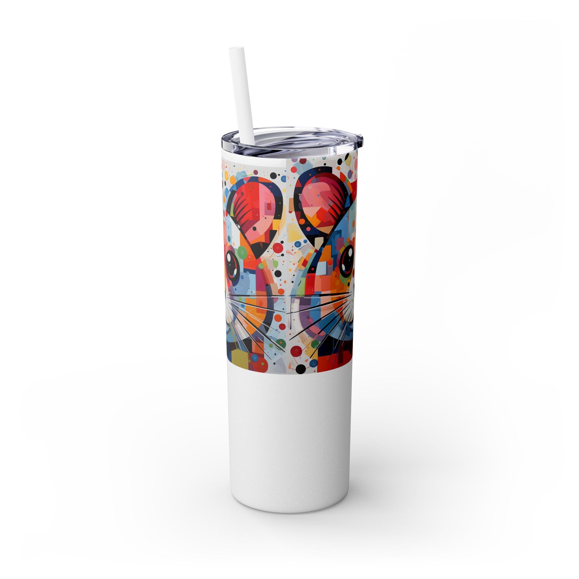 Hamster's Playful Energy Limited Edition 20 oz Geometric Art Tumbler 