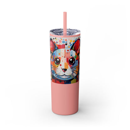 Hamster's Playful Energy Limited Edition 20 oz Geometric Art Tumbler 