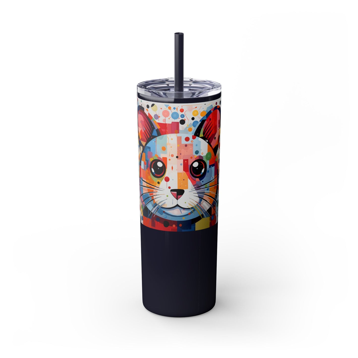 Hamster's Playful Energy Limited Edition 20 oz Geometric Art Tumbler 