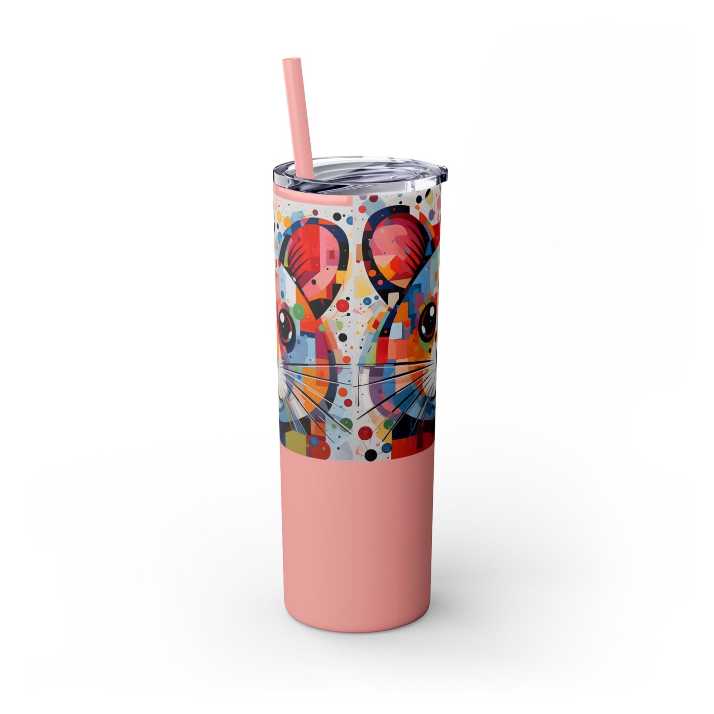 Hamster's Playful Energy Limited Edition 20 oz Geometric Art Tumbler 