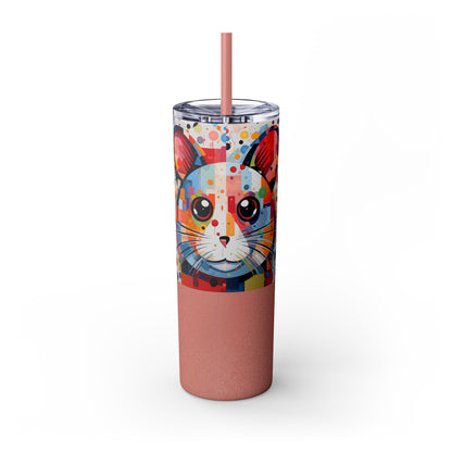 Hamster's Playful Energy Limited Edition 20 oz Geometric Art Tumbler 