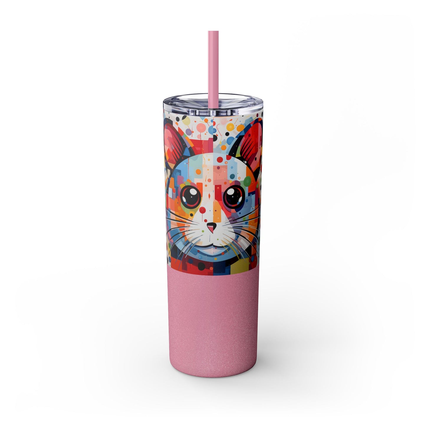 Hamster's Playful Energy Limited Edition 20 oz Geometric Art Tumbler 