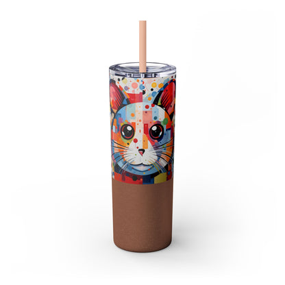 Hamster's Playful Energy Limited Edition 20 oz Geometric Art Tumbler 