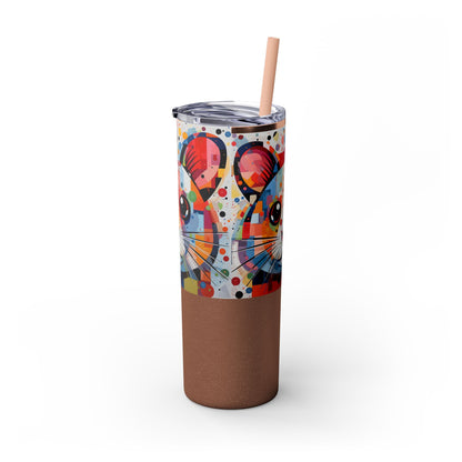 Hamster's Playful Energy Limited Edition 20 oz Geometric Art Tumbler 