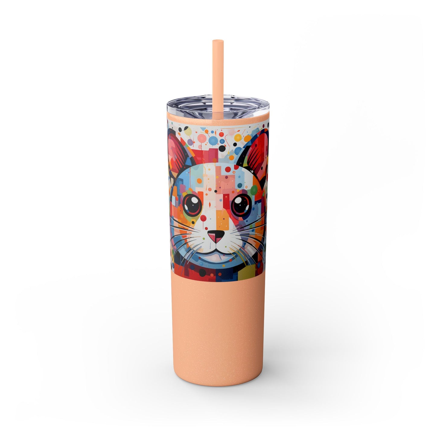 Hamster's Playful Energy Limited Edition 20 oz Geometric Art Tumbler 