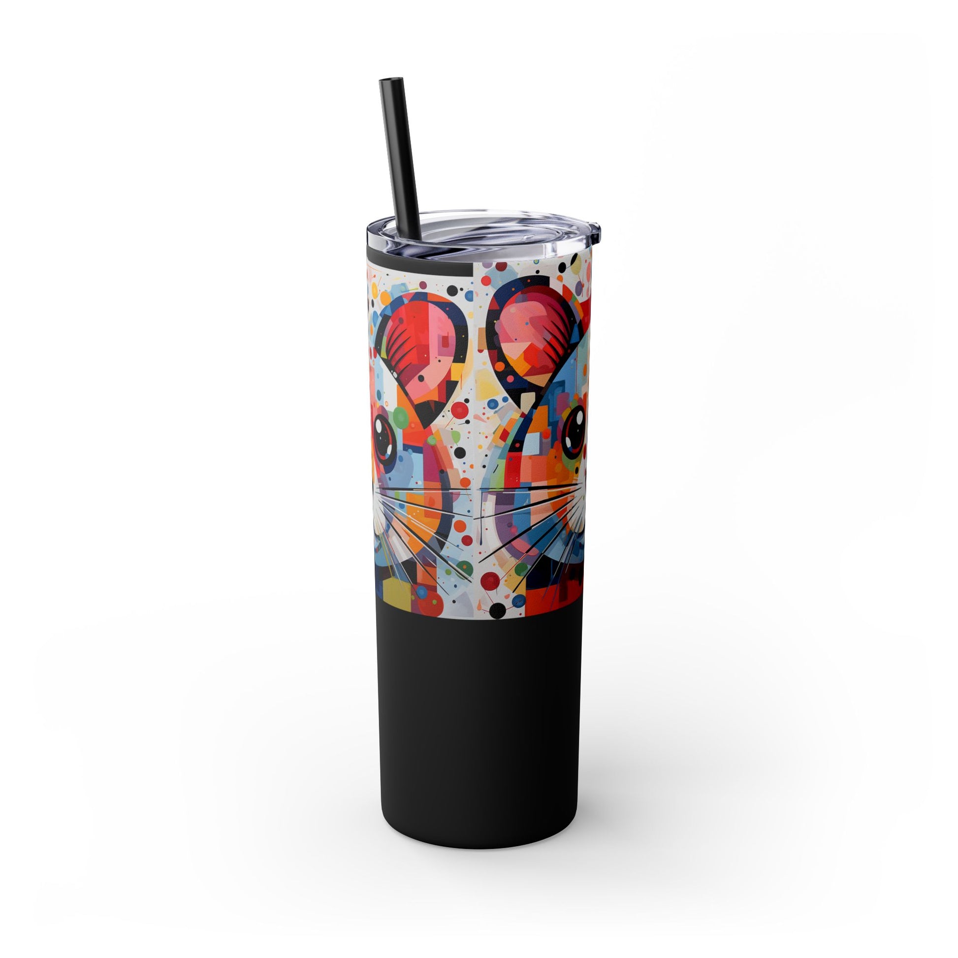 Hamster's Playful Energy Limited Edition 20 oz Geometric Art Tumbler 