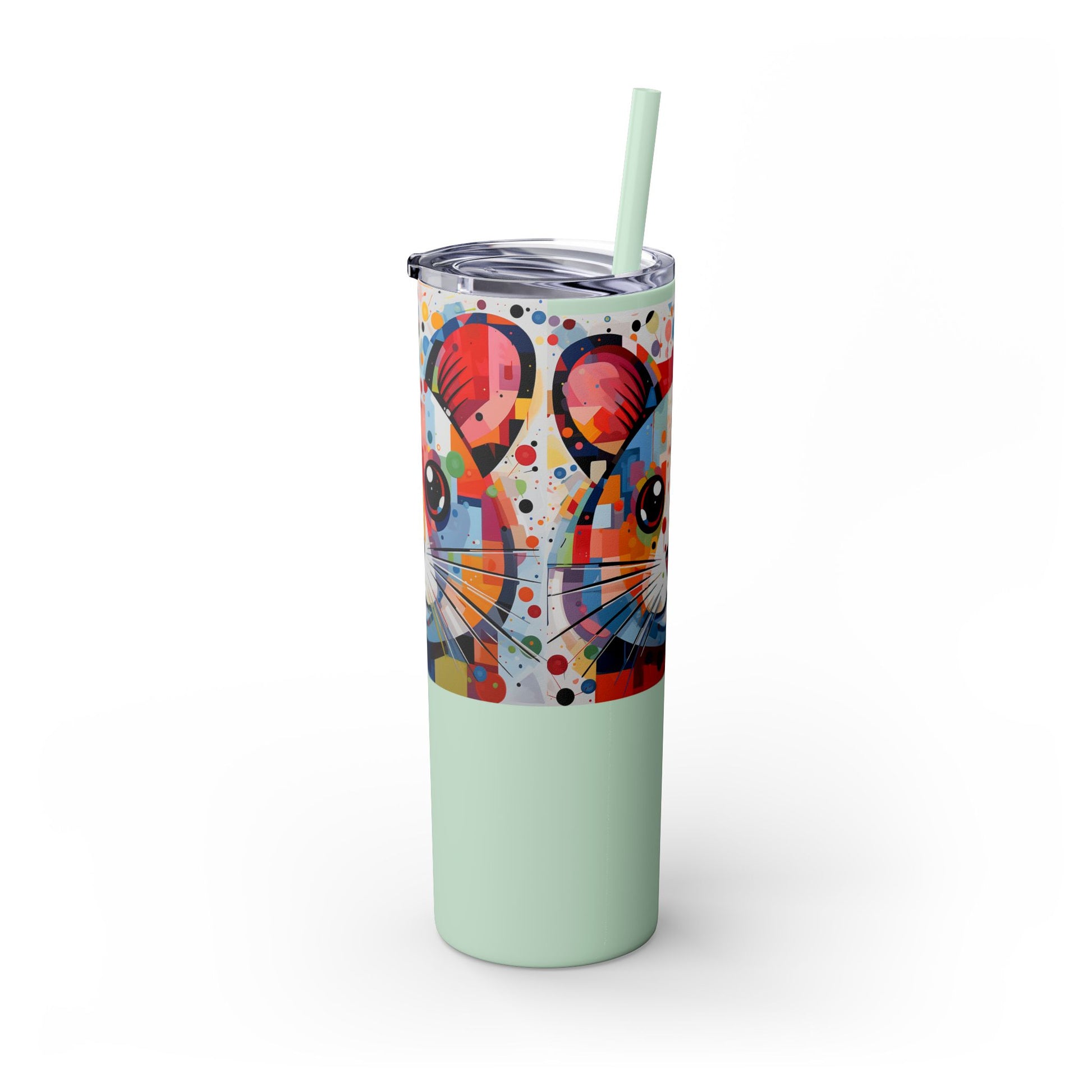 Hamster's Playful Energy Limited Edition 20 oz Geometric Art Tumbler 