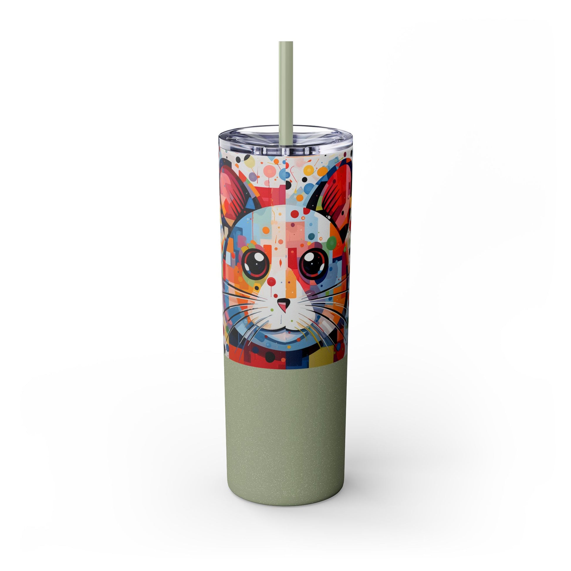 Hamster's Playful Energy Limited Edition 20 oz Geometric Art Tumbler 