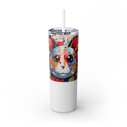 Hamster's Playful Energy Limited Edition 20 oz Geometric Art Tumbler 