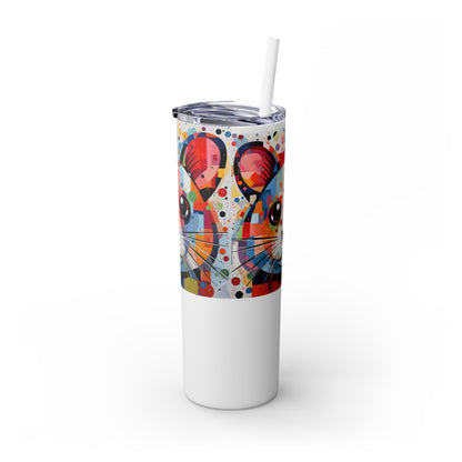 Hamster's Playful Energy Limited Edition 20 oz Geometric Art Tumbler 