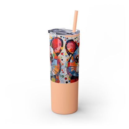 Hamster's Playful Energy Limited Edition 20 oz Geometric Art Tumbler 