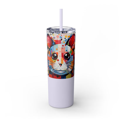 Hamster's Playful Energy Limited Edition 20 oz Geometric Art Tumbler 