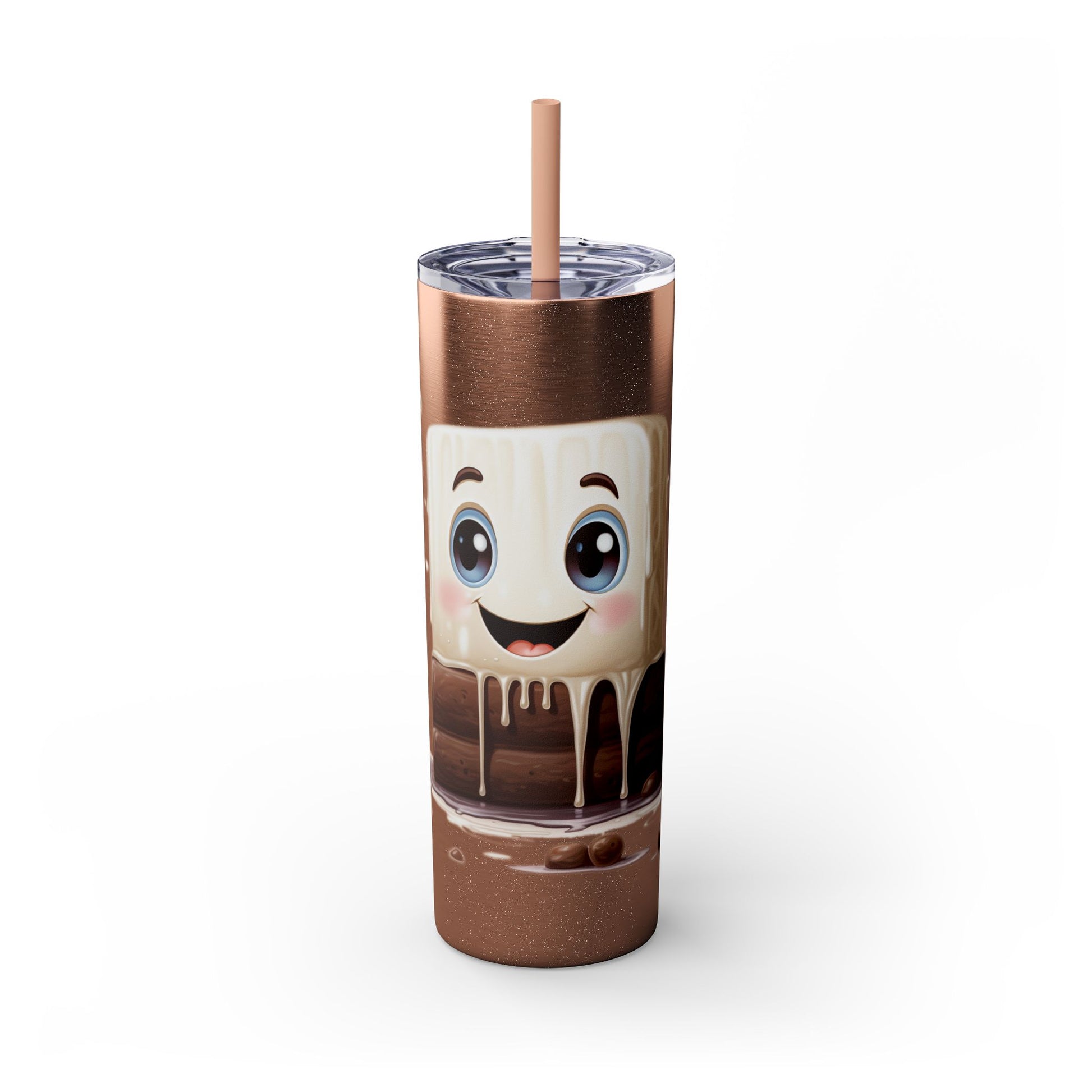 Melting Cute Marshmallow Stainless Steel Tumbler - 20oz 