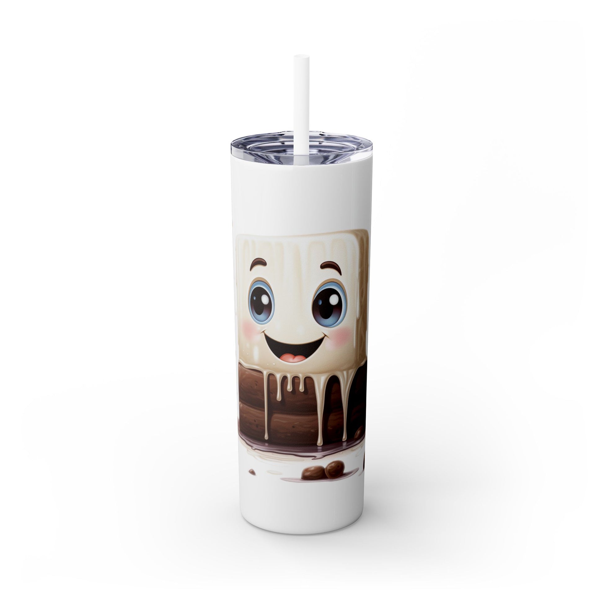 Melting Cute Marshmallow Stainless Steel Tumbler - 20oz 