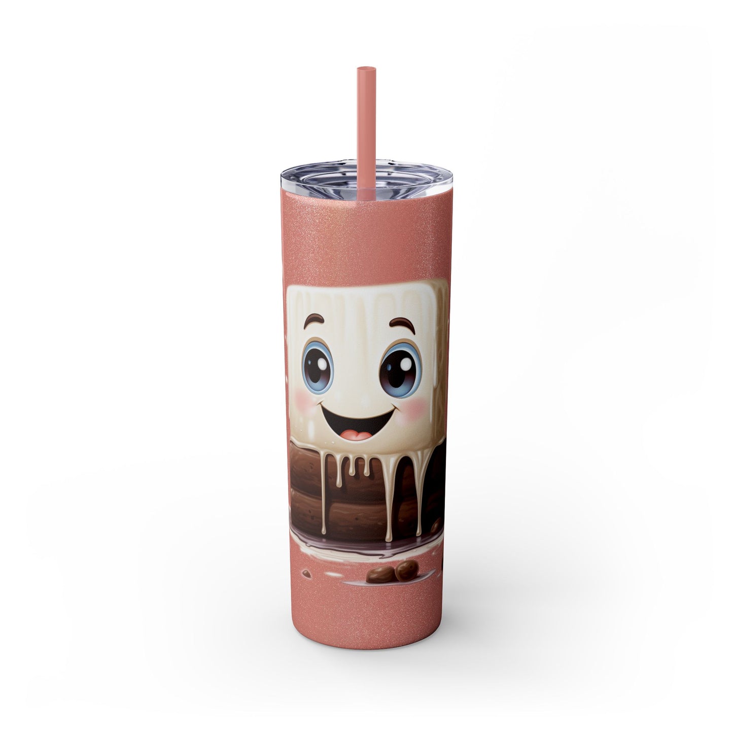 Melting Cute Marshmallow Stainless Steel Tumbler - 20oz 