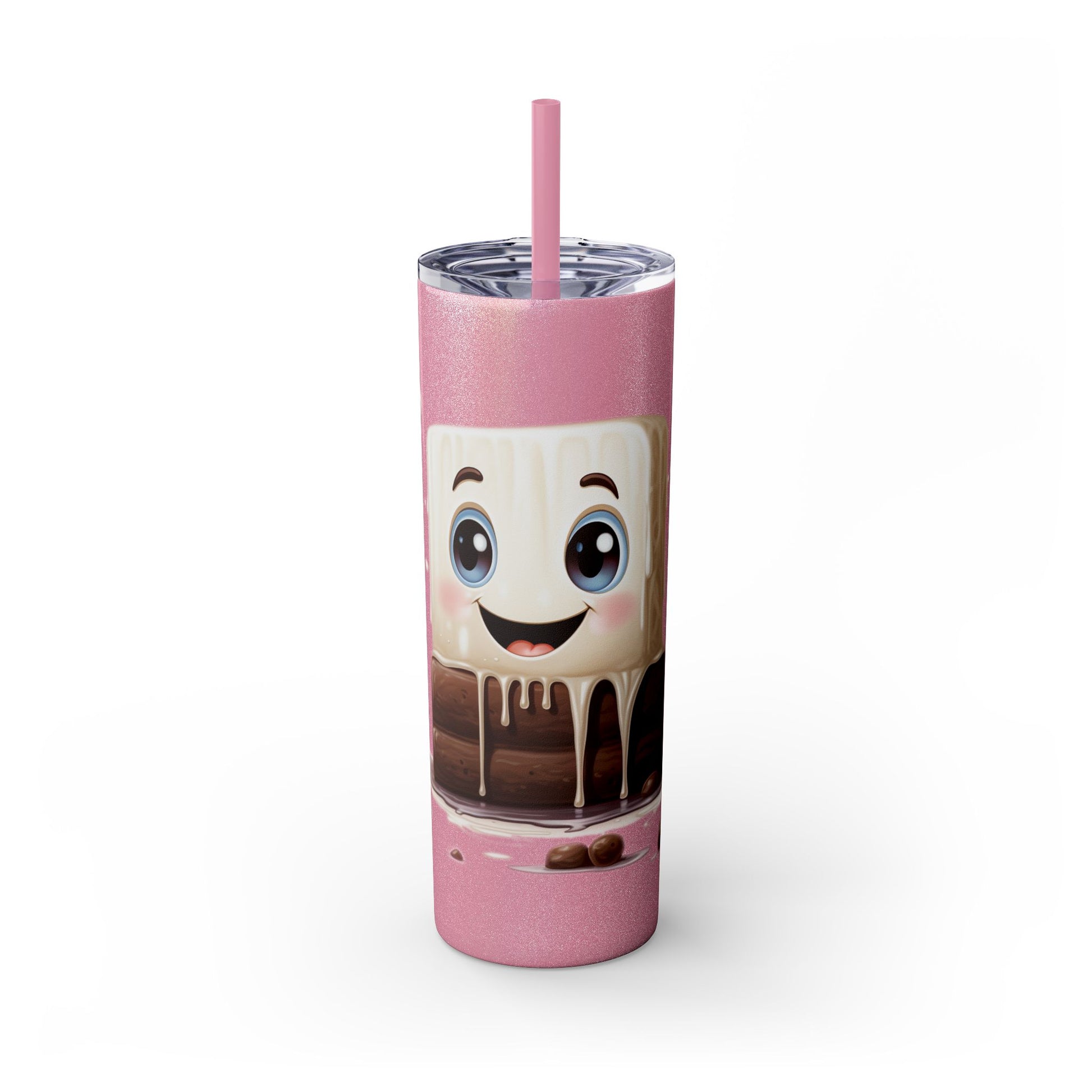 Melting Cute Marshmallow Stainless Steel Tumbler - 20oz 